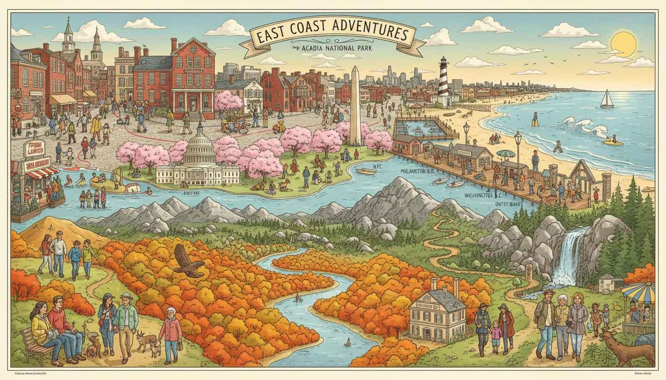 best places to visit on the east coast usa