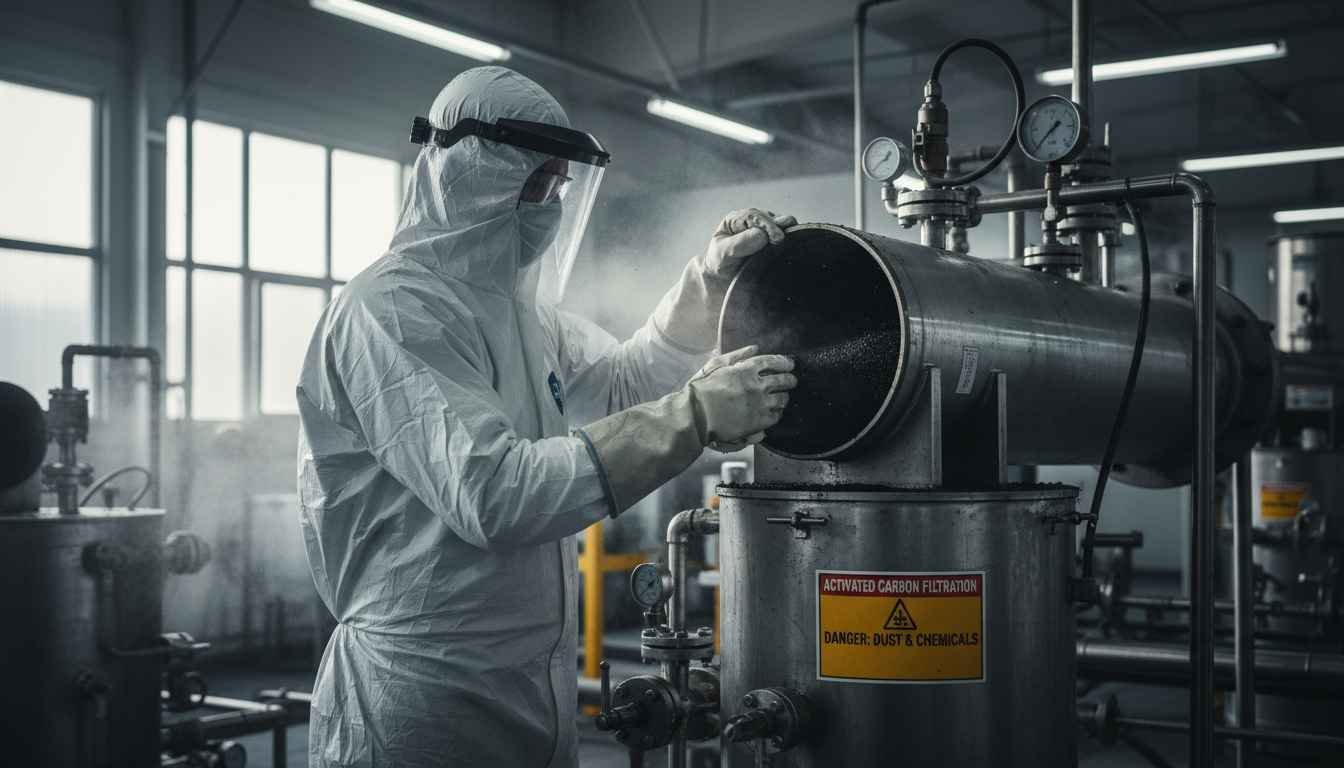 activated carbon filter media service & maintenance