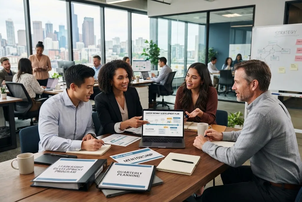 How to improve career development in an organization through employee mentoring and planning
